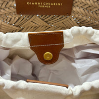 Gianni Chiarini borsa PALOMA PELLE cuoio intrecciata dimensione media