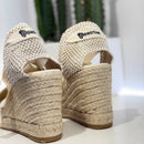 Espadrilles zeppa COLIN LONA corda