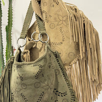 Elena Iachi borsa LASER frange