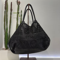 Elena Iachi borsa SHOPPING intrecciato