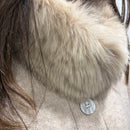 KIKISIX mantella COLLO PELLICCIA