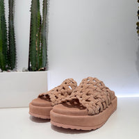 Paloma Barcelò ciabatta NADIRA suede cipria