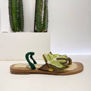 Sandalo Palm Sling Back verde