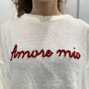 Maglione AMORE MIO bianco
