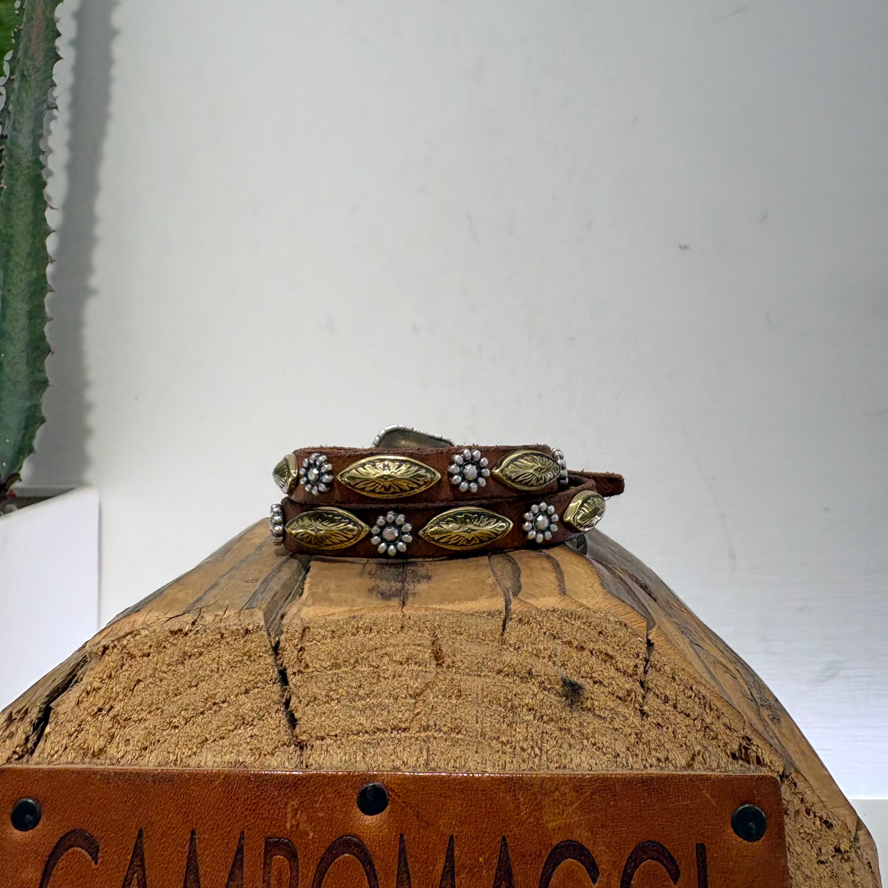 Campomaggi bracciale SIENA cognac