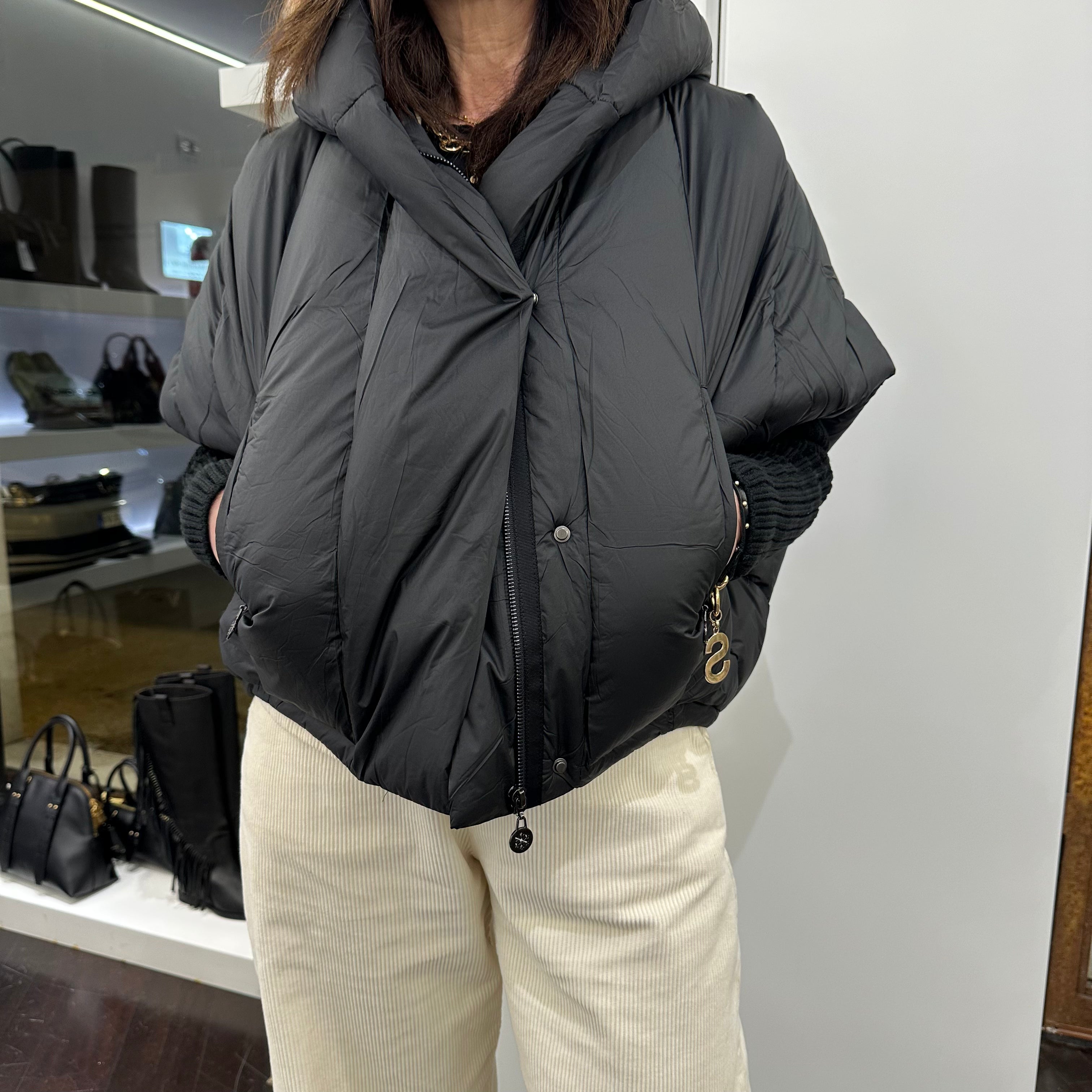 Giacca piumino OVETTO color nero