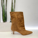 Stivaletto STR4 pelle scamosciata stampa cocco