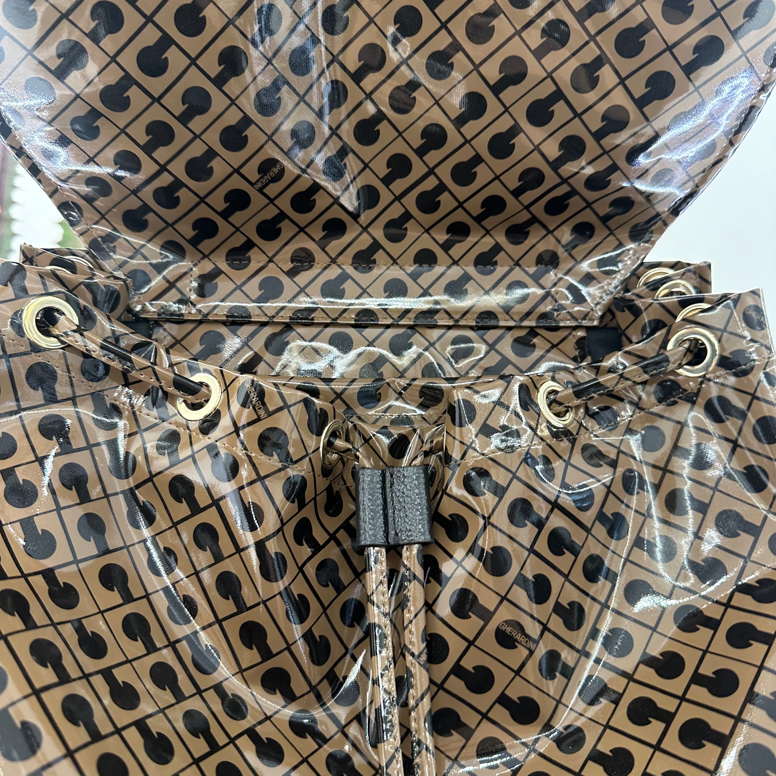 Gherardini borsa BACK PACK glossy tofee