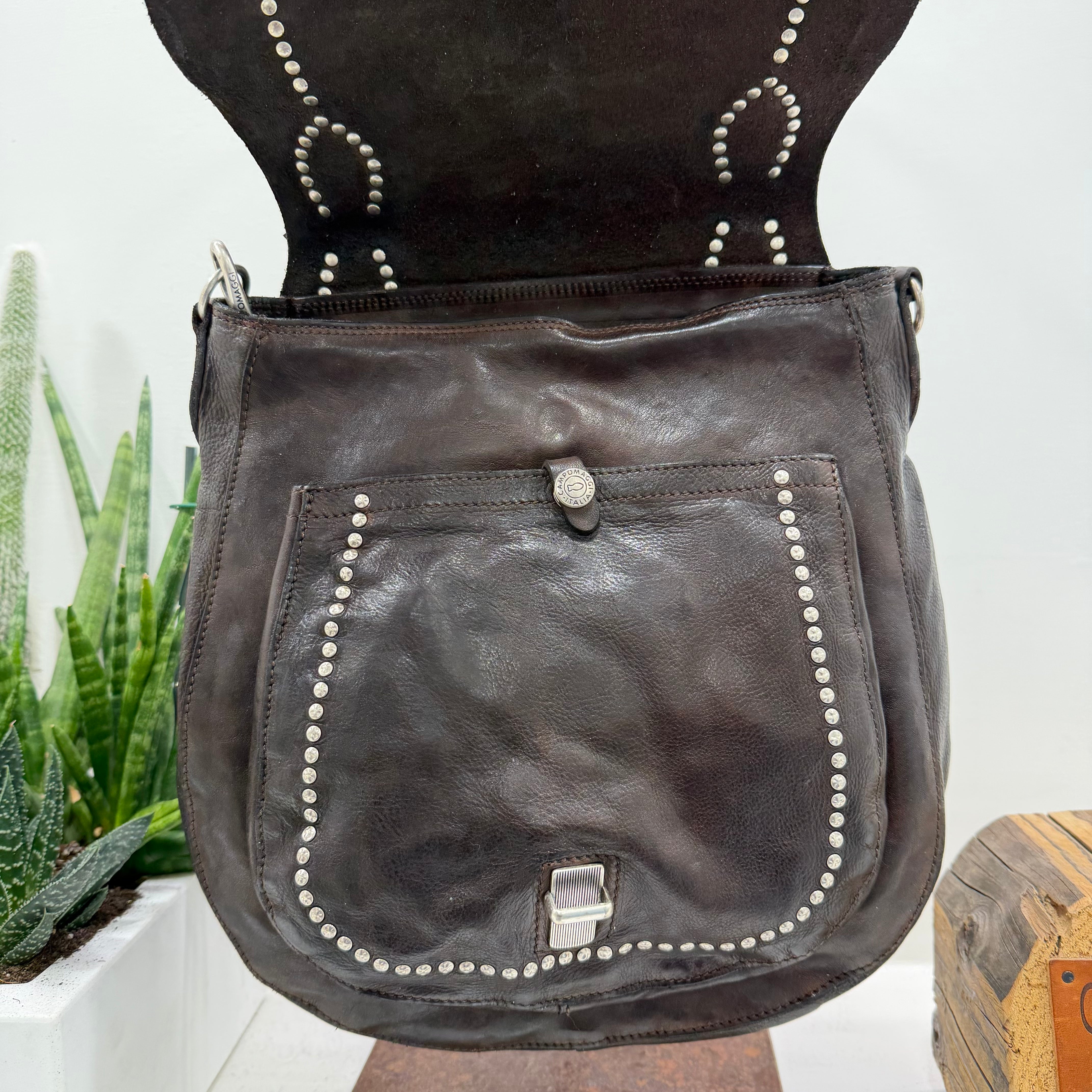 Campomaggi zaino OLIVIA moro borchie