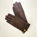 Gianni Chiarini guanto in pelle suede t.moro