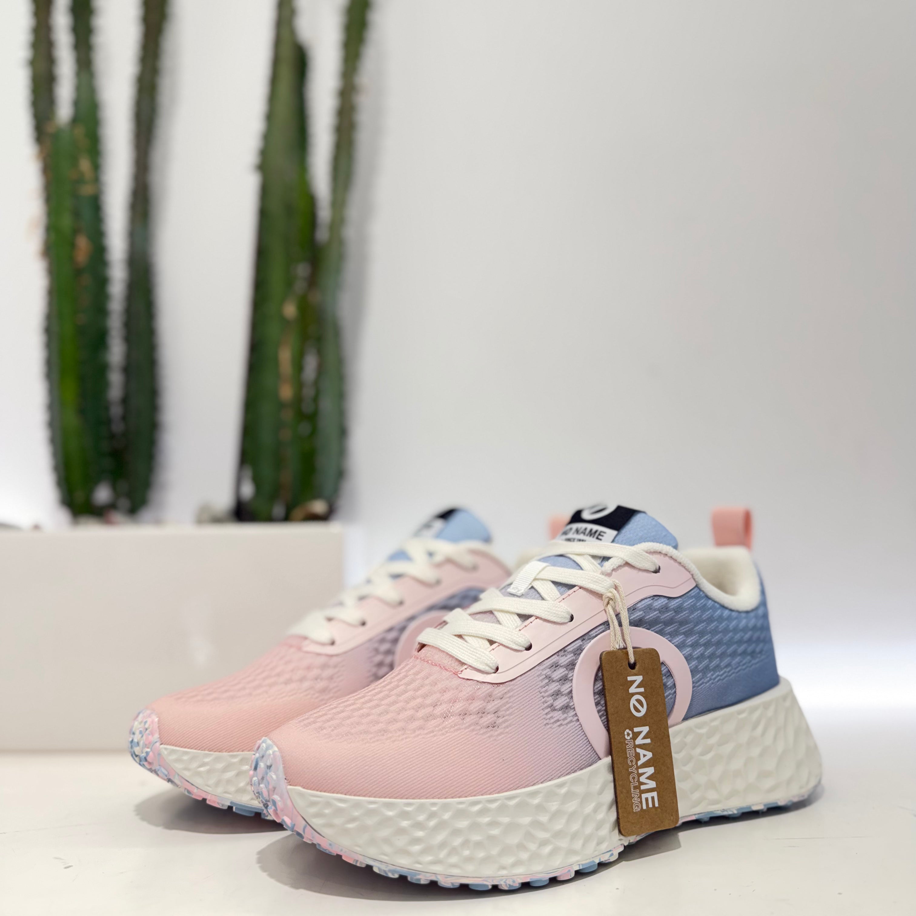 NO NAME sneakers CARTER FLY W rosa e celeste