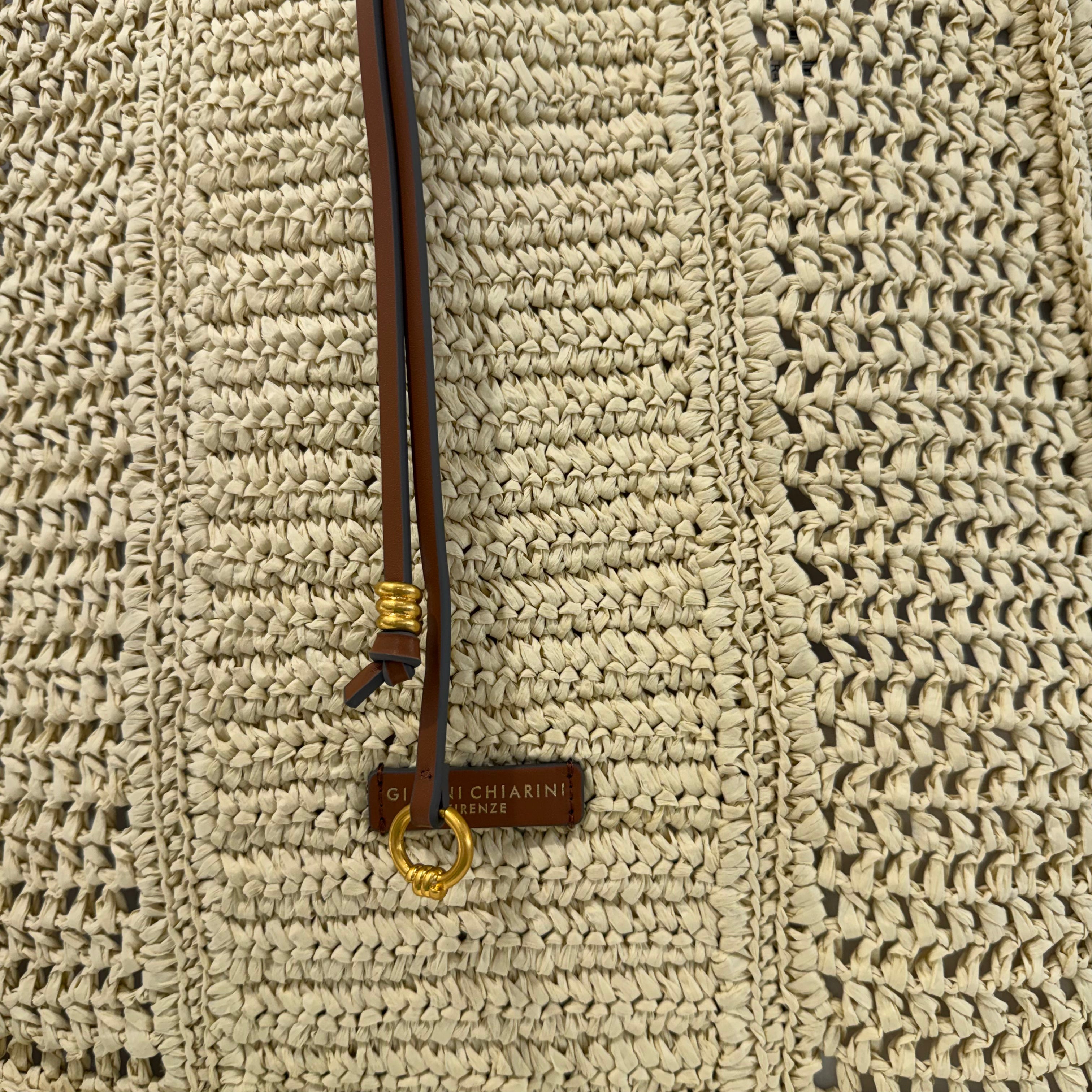 Gianni Chiarini PIATTINA NEFELI rafia intrecciata