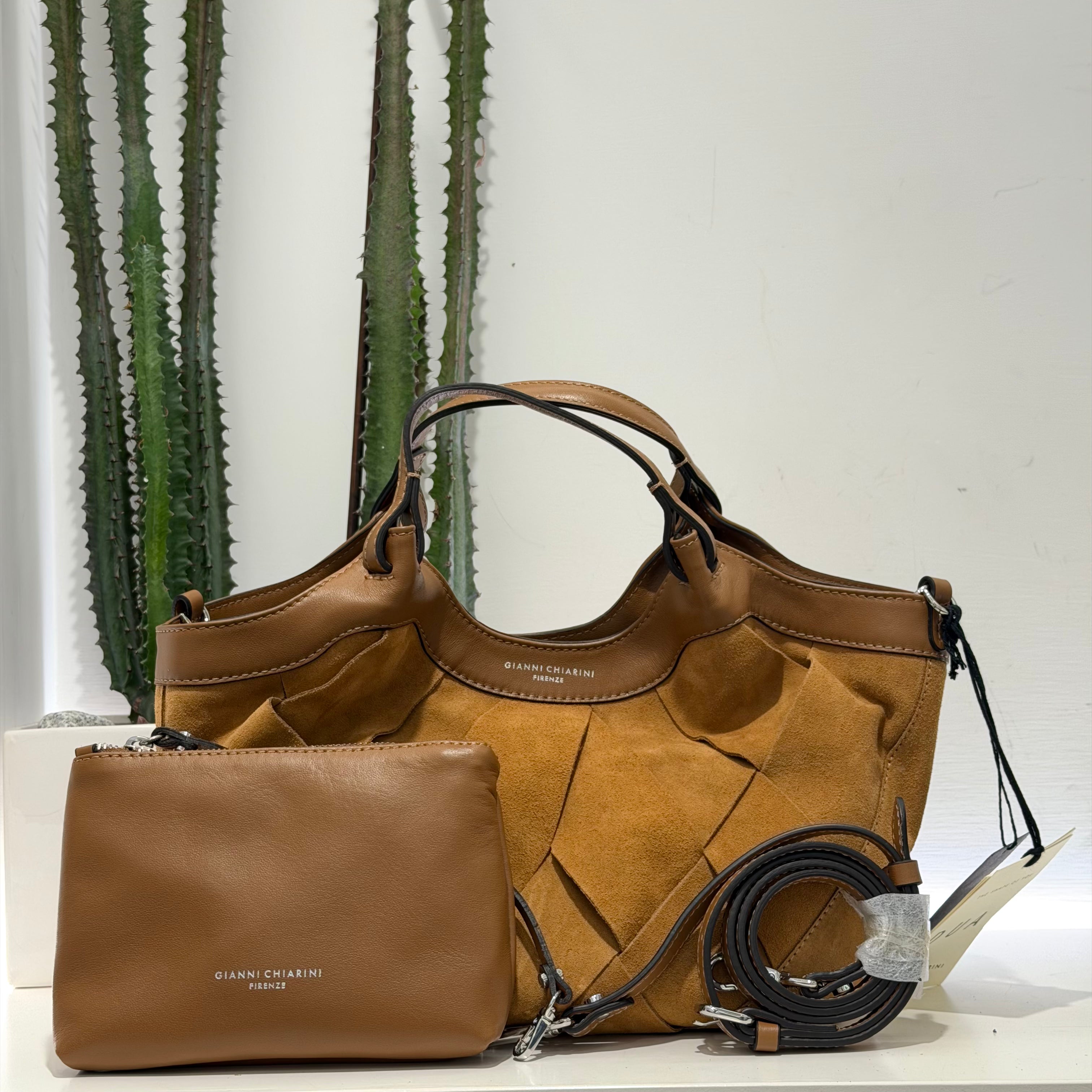 Gianni Chiarini borsa DUA CARAMEL INTR. dimensione media