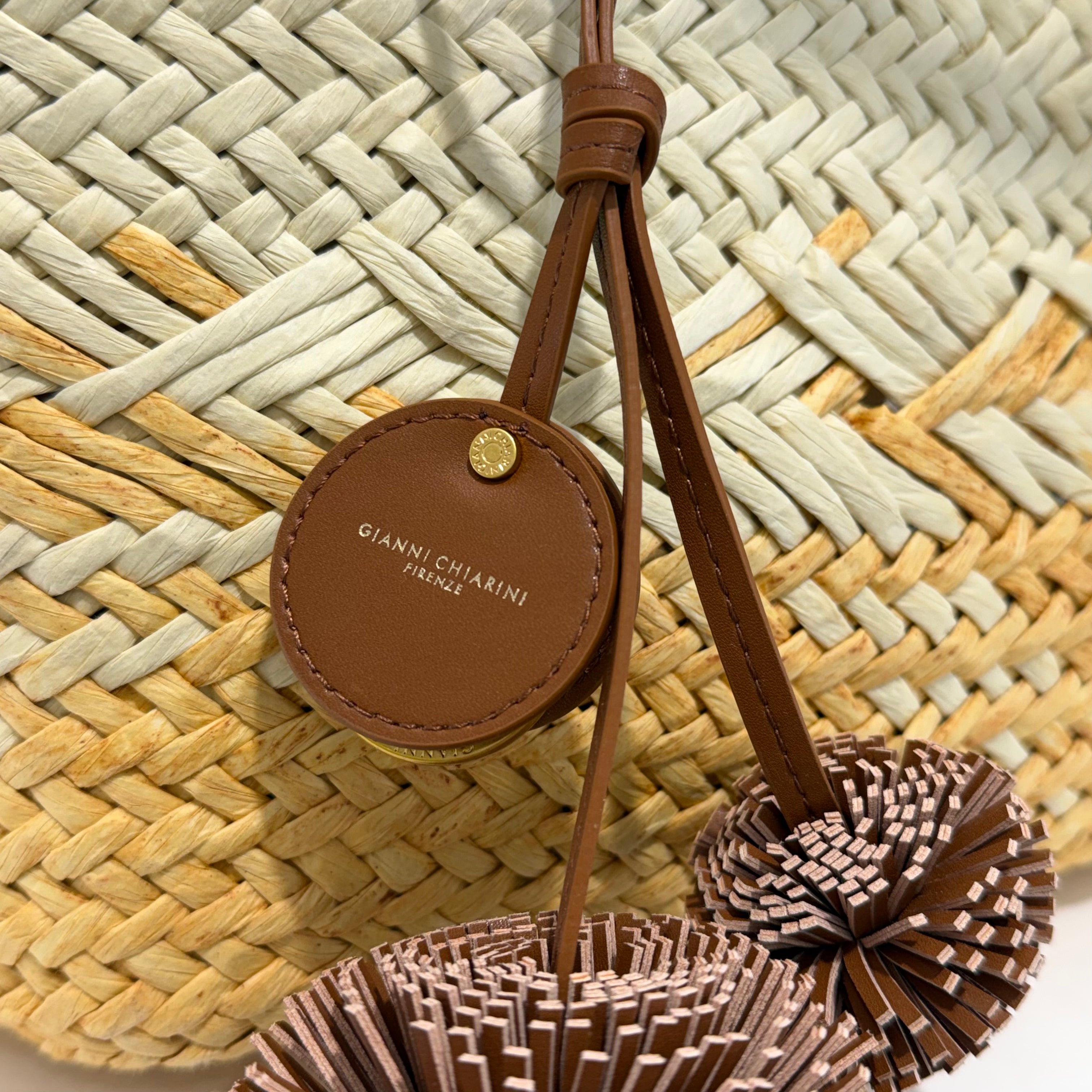 Gianni Chiarini borsa PALOMA RAFIA intrecciata dimensione media
