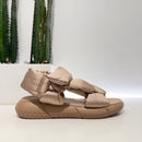 Elena Iachi sandalo satin nude