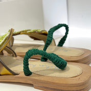 Sandalo Palm Sling Back verde