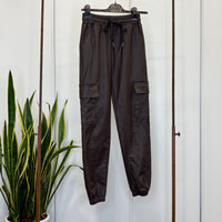 Pantalone tasche marrone
