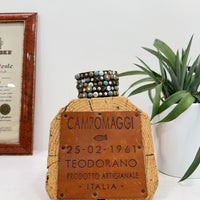Campomaggi bracciale H5 STELLE TURCHESI moro