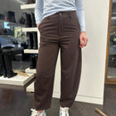 KIKISIX pantalone OVETTO moro