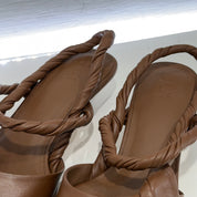 JVAM scarpa aperta marrone tacco 30