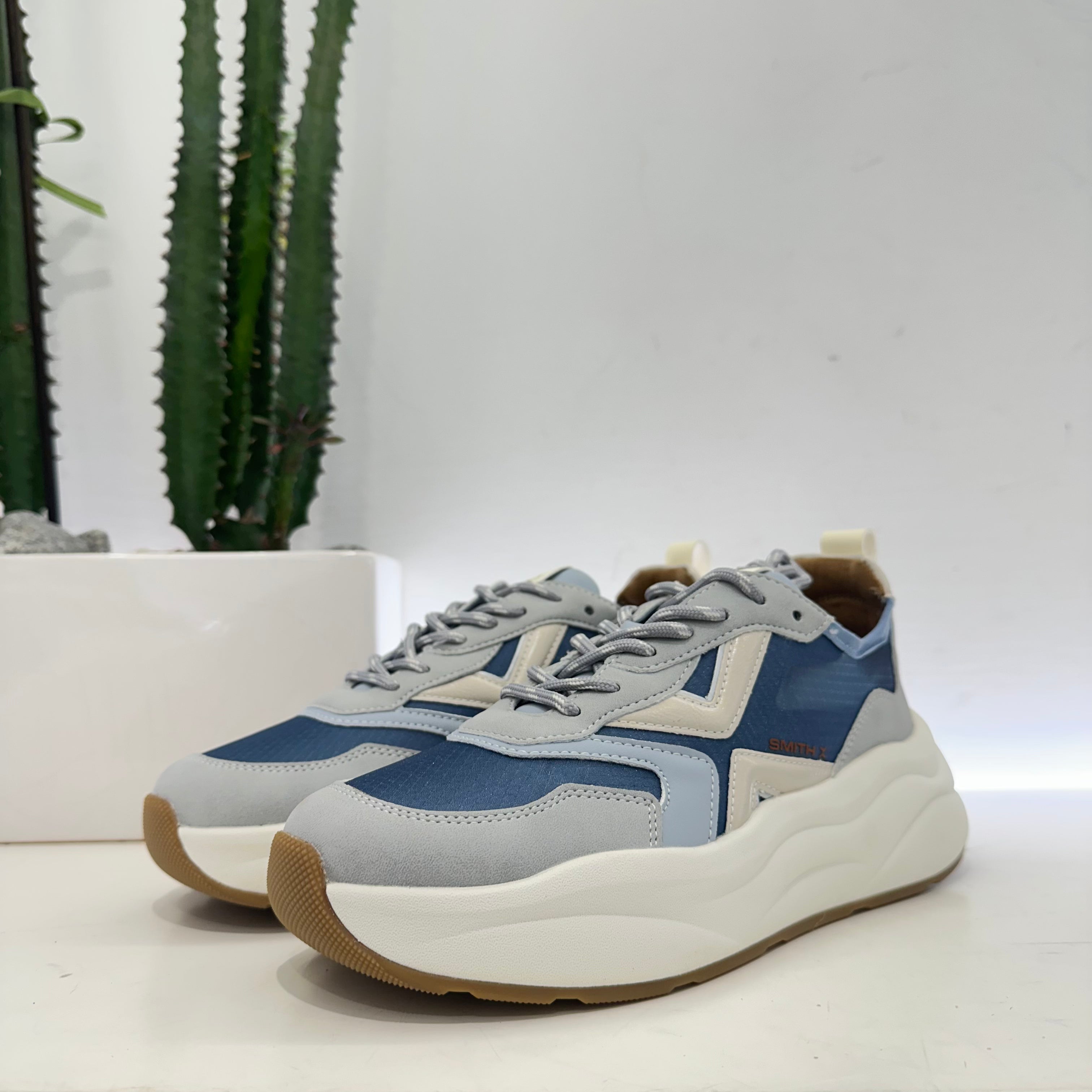 SMITH X sneakers AVIO azzurra