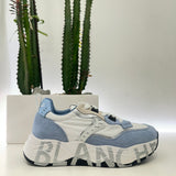 Voile Blanche CLUB sneaker celeste/bianco
