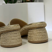 Espadrilles ciabatta LILLI MACAO fascia glitter