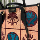 Borsa ATENA BLUSH RAFIA piccola