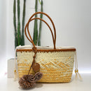 Gianni Chiarini borsa PALOMA RAFIA intrecciata dimensione media