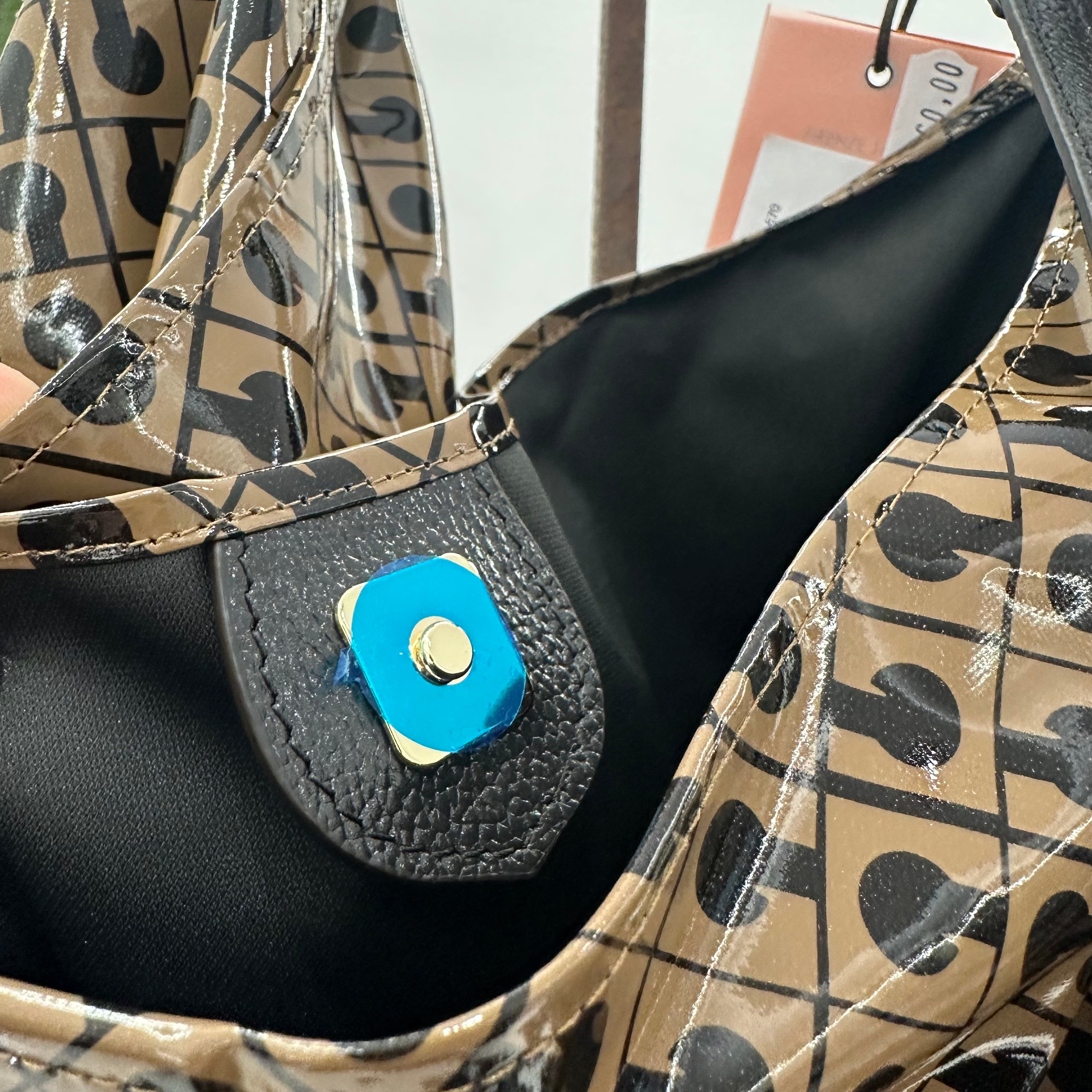 Gherardini borsa CLASSIC HOBO GLOSSY TOFEE