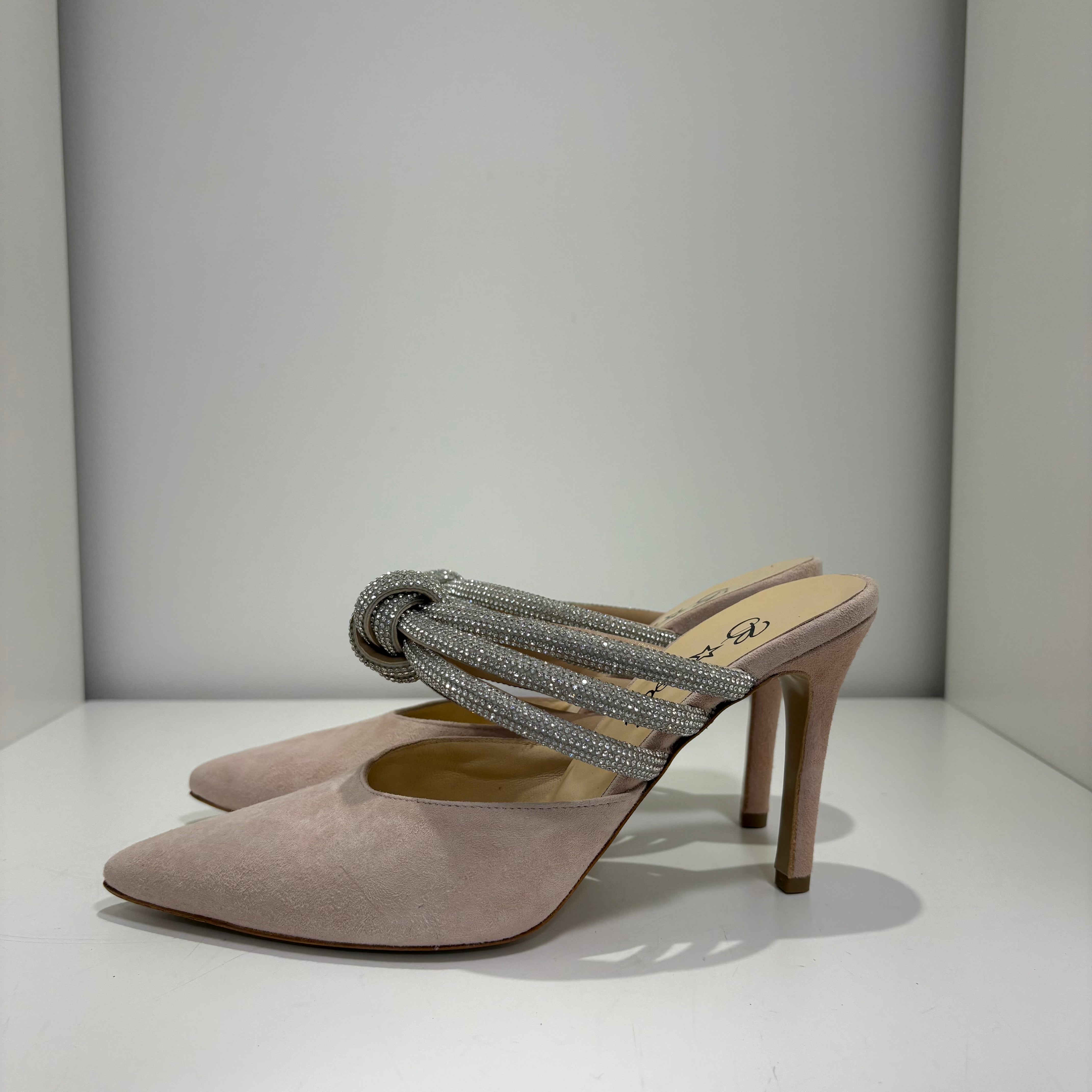 B Rock cipria sabot strass