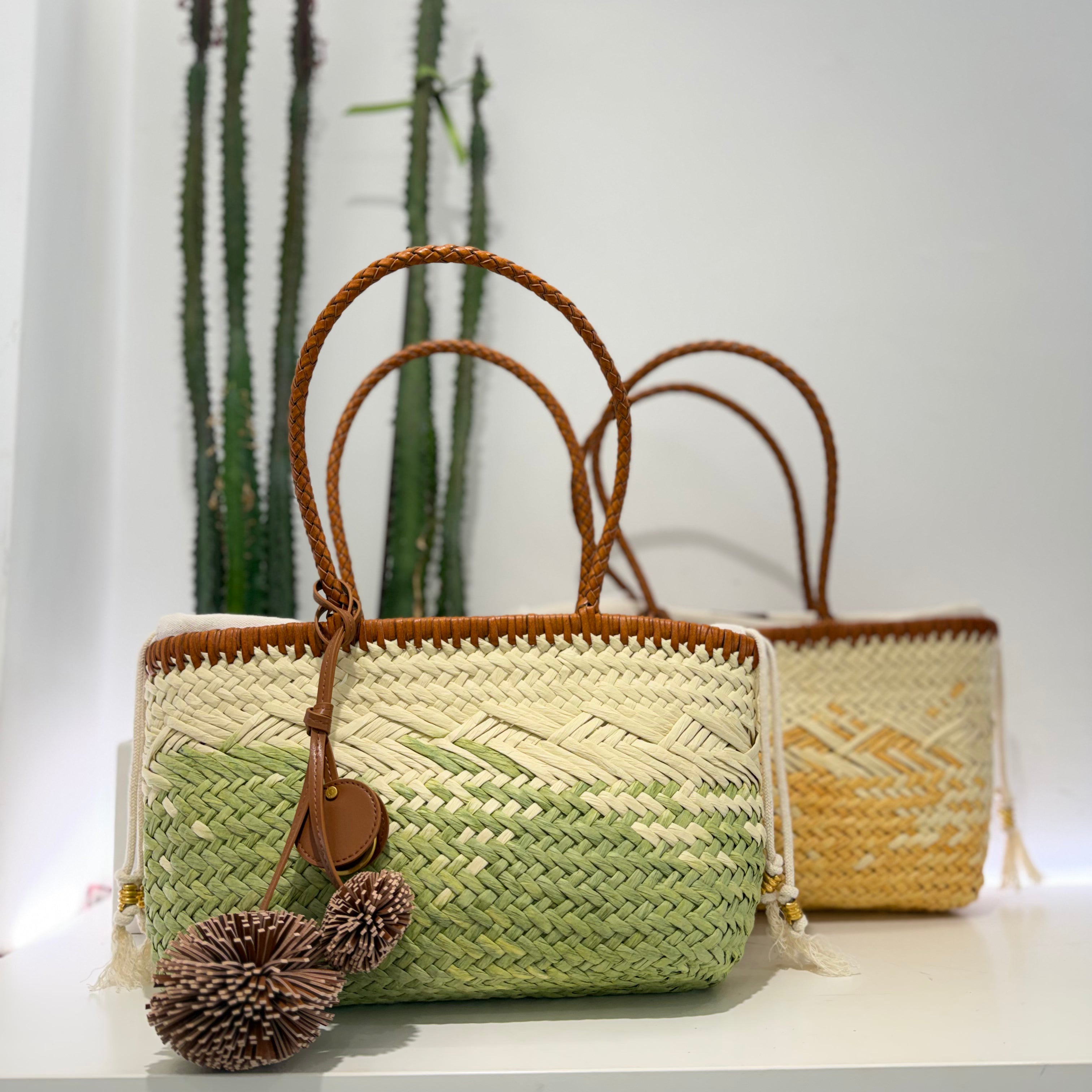 Gianni Chiarini borsa PALOMA RAFIA intrecciata dimensione media