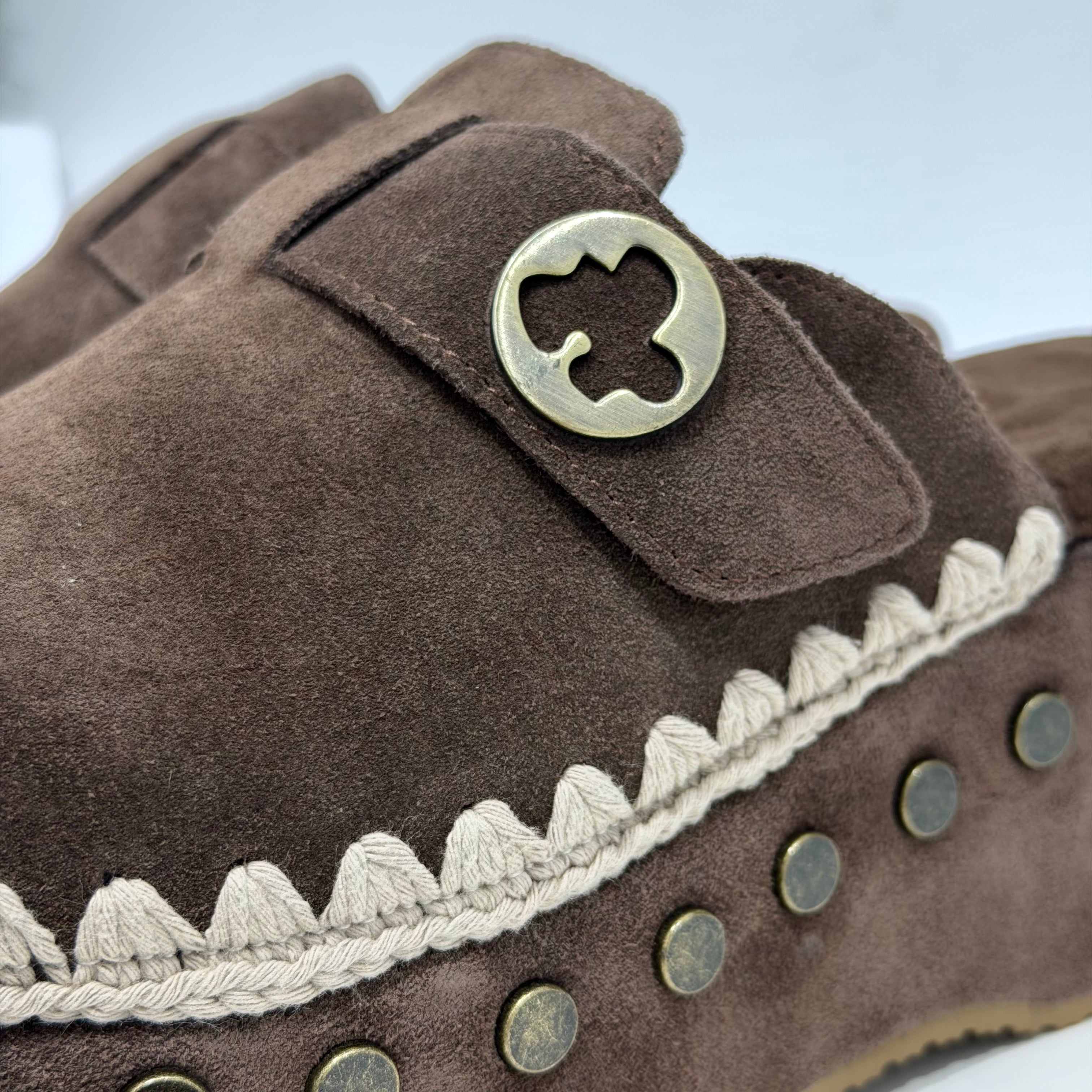Mou SABOT suede moro