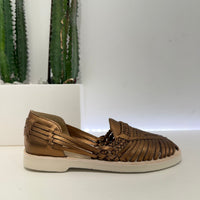 Mocassino TJ bronzo intrecciato