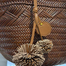 Gianni Chiarini borsa PALOMA PELLE cuoio intrecciata dimensione media