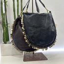 Campomaggi borsa linea GIANNA accessorio medaglie color t.moro