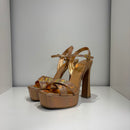 Giampaolo Viozzi sandalo viper rose gold