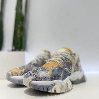 JOIAPARIS sneaker arancione/strass