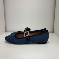 Bibilou ballerina denim strass