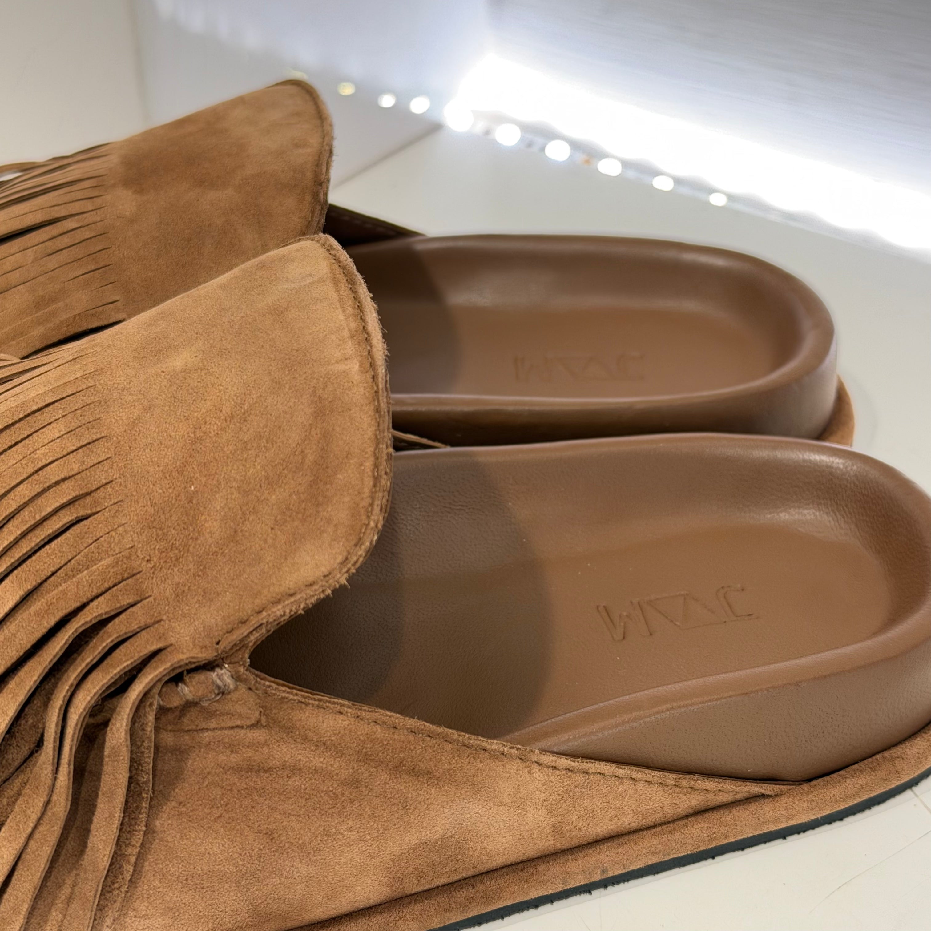 JVAM Sabot FRANGE suede cuoio
