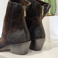 METISSE stivaletto zip texano GIRAFFA tacco 20
