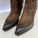 METISSE stivaletto texano SUEDE T. DI MORO tacco 70