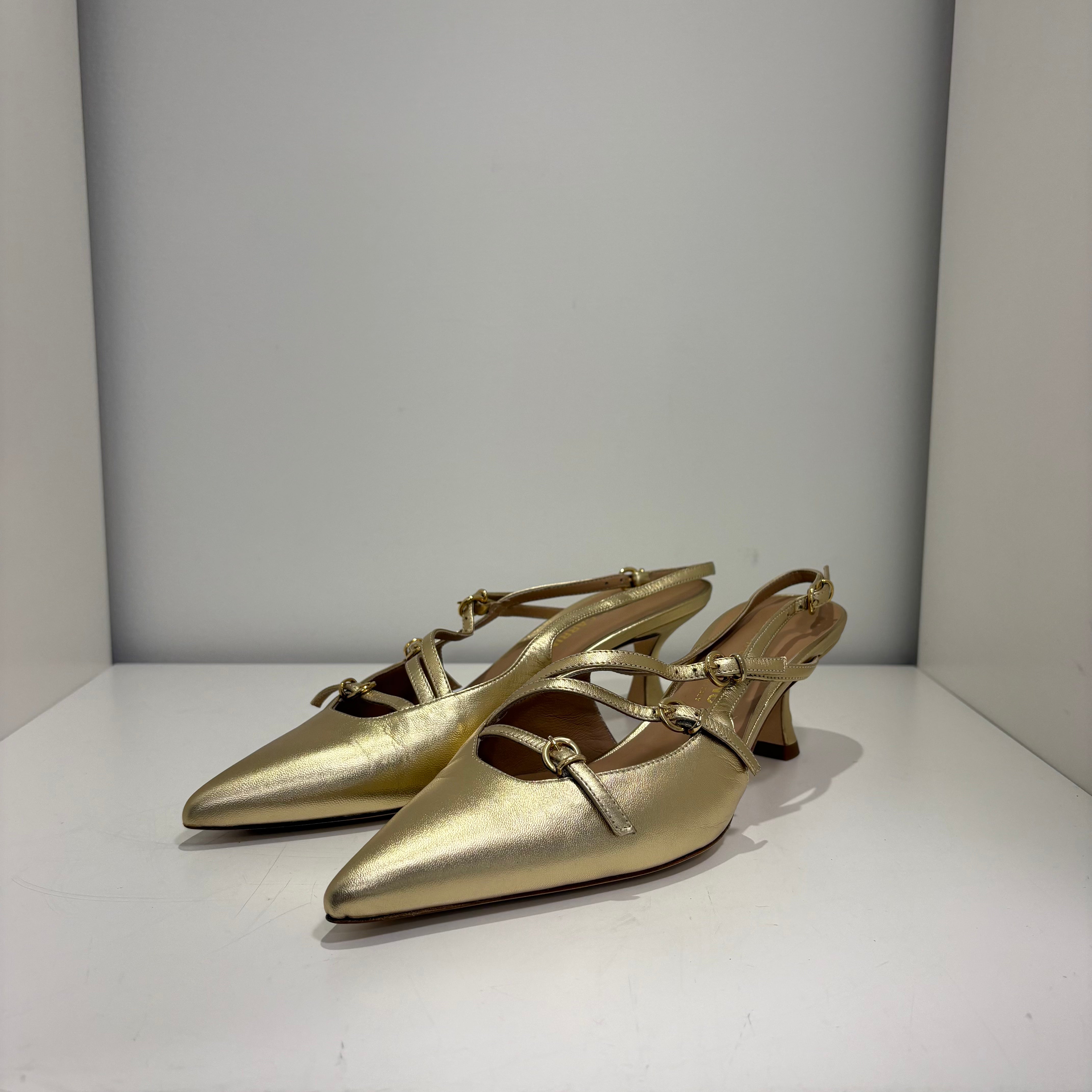 Scarpa cinturini color platino