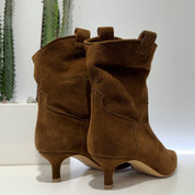 Stivaletto STILE TEX suede cognac