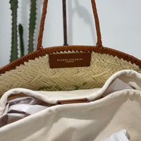 Gianni Chiarini borsa PALOMA RAFIA intrecciata dimensione grande