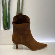 Stivaletto STILE TEX suede cognac