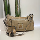 Campomaggi borsa linea TERESA borchie e rivetti argento