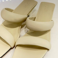 JVAM Ciabatta TRIANGOLO beige tacco 4 cm