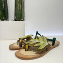 Sandalo Palm Sling Back verde