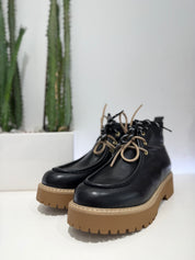 ANTICA BOTTEGA mid vaschetta NERO DOPPIO LACCIO